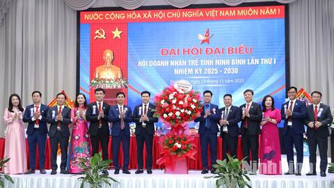 Đại hội đại biểu Hội Doanh nhân trẻ tỉnh lần thứ I, nhiệm kỳ 2025-2030