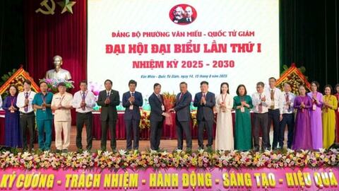 Hiện thực hóa nghị quyết, nâng cao hạnh phúc cho nhân dân phường Văn Miếu - Quốc Tử Giám