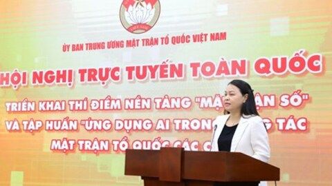 Chuyển đổi số để hoạt động của Mặt trận đáp ứng yêu cầu tổ chức bộ máy theo mô hình mới
