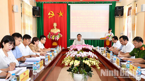 Đảng ủy xã Hải Anh triển khai nhiệm vụ trọng tâm quý IV/2026