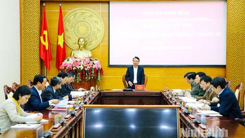 Thường trực Ban Chỉ đạo phòng, chống tham nhũng, lãng phí, tiêu cực tỉnh triển khai nhiệm vụ trọng tâm tháng 11