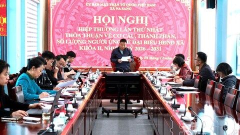 Điện Biên: Hội nghị hiệp thương lần thứ nhất Ủy ban MTTQ Việt Nam xã Na Sang