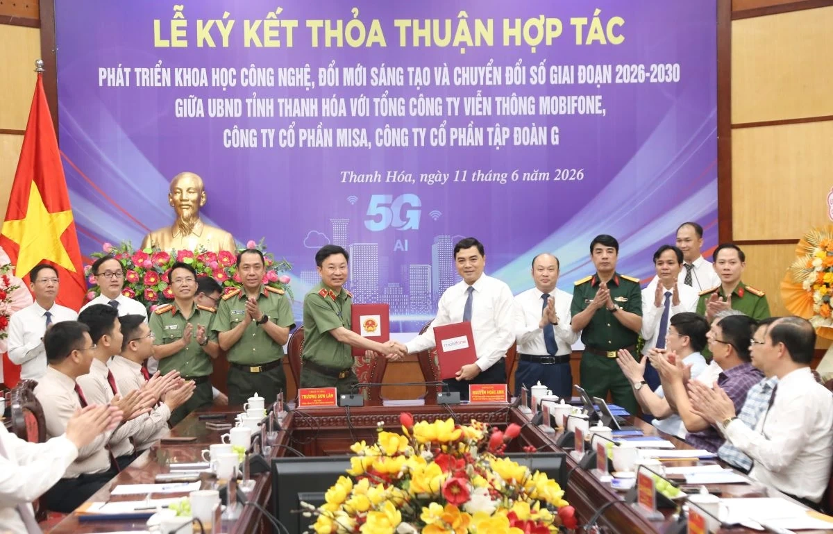 Ký kết thỏa thuận hợp tác phát triển khoa học công nghệ, đổi mới sáng tạo và chuyển đổi số