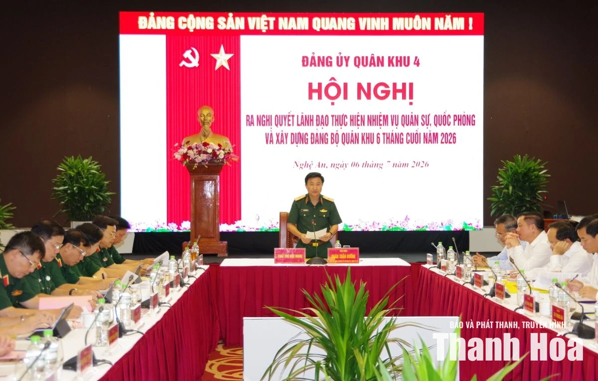 Đảng ủy Quân khu 4 xác định 9 nhóm nhiệm vụ trọng tâm 6 tháng cuối năm