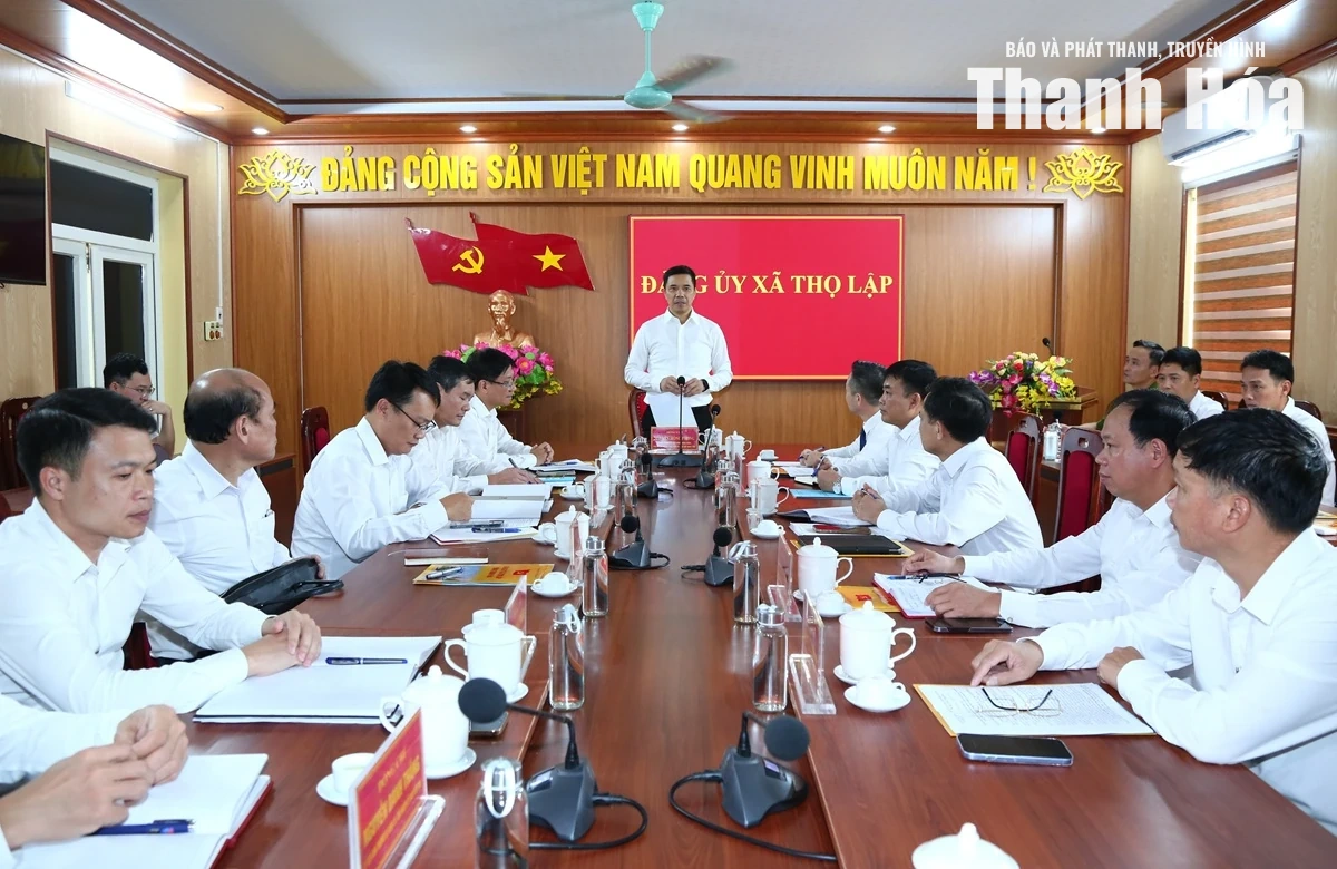 Xã Thọ Lập cần triển khai đồng bộ các giải pháp để tạo động lực tăng trưởng