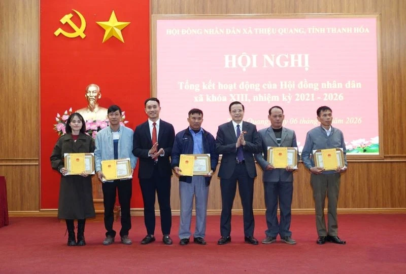 HĐND xã Thiệu Quang tổng kết hoạt động nhiệm kỳ 2021-2026