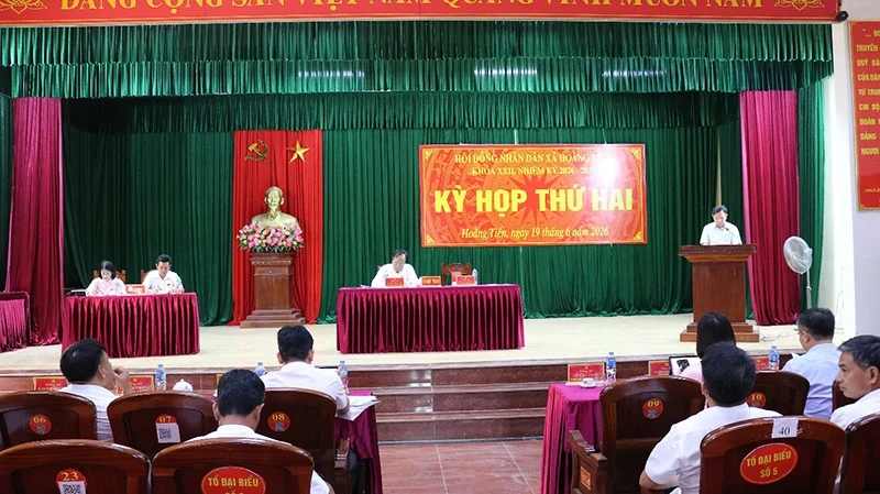 HĐND xã Hoằng Tiến thông qua Nghị quyết sắp xếp thôn và bổ sung kế hoạch đầu tư công năm 2026