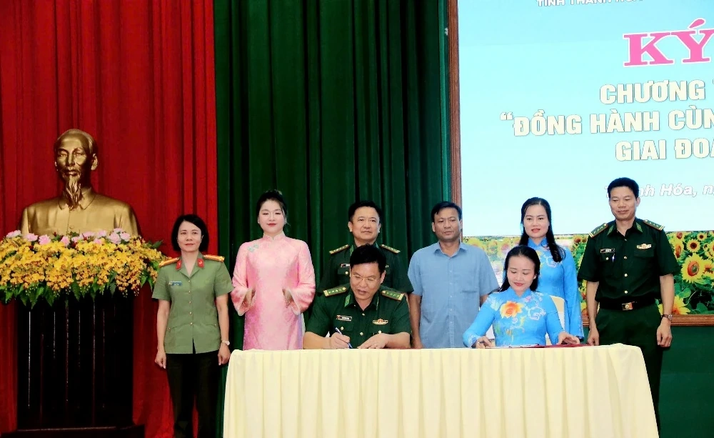 Ký kết Chương trình phối hợp “Đồng hành cùng phụ nữ biên cương” giai đoạn 2026 - 2030