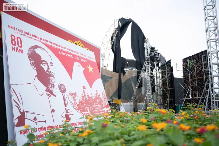 Thanh Hoá sẵn sàng cho chương trình nghệ thuật và bắn pháo hoa nổ tầm thấp chào mừng Quốc khánh 2-9