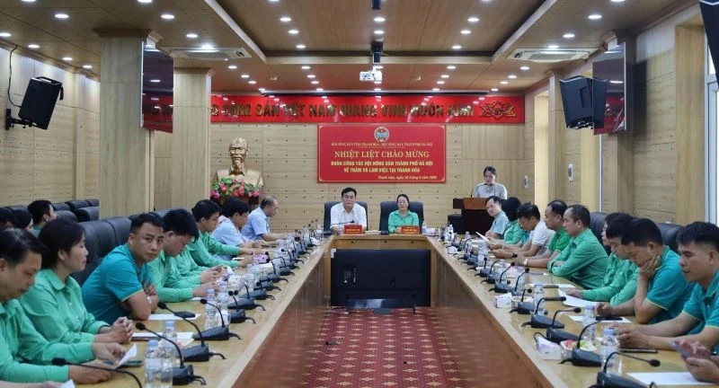Phối hợp triển khai các chương trình giữa  Hội Nông dân TP Hà Nội và Hội Nông dân tỉnh Thanh Hóa