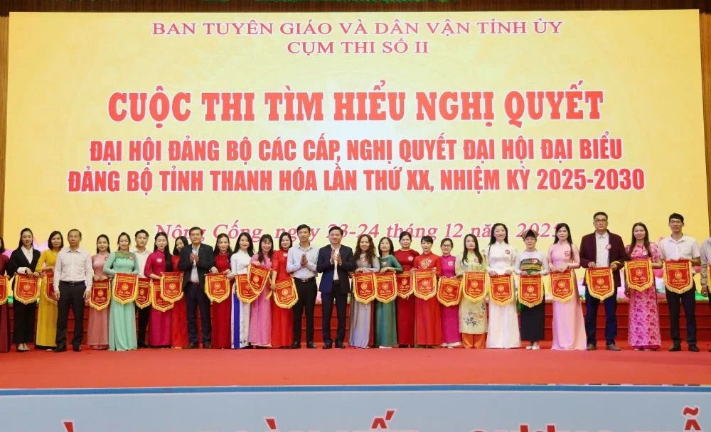 Cuộc thi tìm hiểu Nghị quyết Đại hội Đảng bộ các cấp - Cụm thi số II