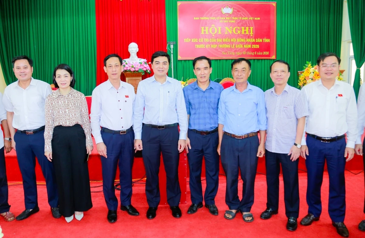 Đại biểu HĐND tỉnh lắng nghe tâm tư, nguyện vọng cử tri trước kỳ họp thường lệ giữa năm 2026