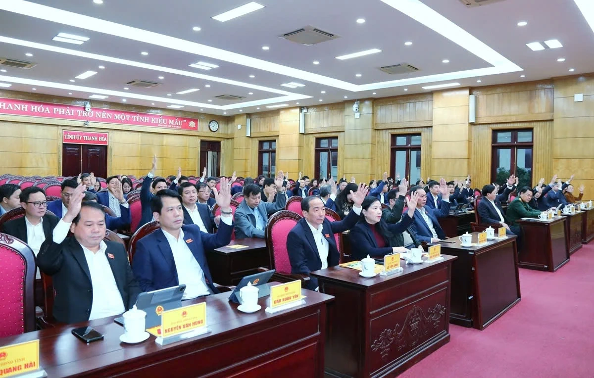 Kỳ họp thứ 38, HĐND tỉnh Thanh Hóa thông qua 6 nghị quyết và bầu bổ sung 2 Ủy viên UBND tỉnh