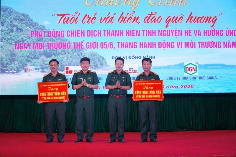 Tuổi trẻ với biển, đảo quê hương, phát động Chiến dịch Thanh niên tình nguyện hè