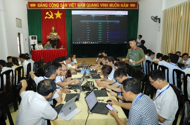200 cán bộ, công chức tham gia diễn tập an ninh mạng