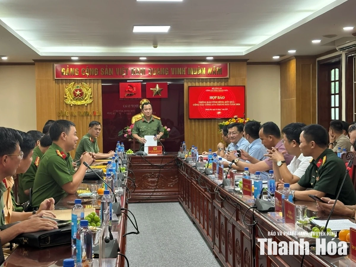 Công an Thanh Hóa chủ động, quyết liệt triển khai đồng bộ các biện pháp bảo đảm an ninh trật tự
