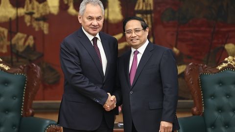 Thủ tướng Phạm Minh Chính tiếp Thư ký Hội đồng An ninh Liên bang Nga