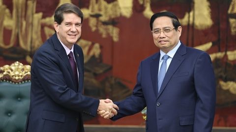 Thủ tướng Phạm Minh Chính tiếp Chủ tịch hãng Thông tấn Prensa Latina của Cuba