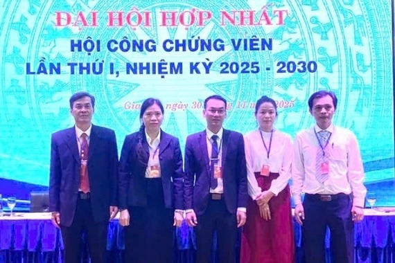 Ông Phạm Huy Vũ giữ chức vụ Chủ tịch Hội Công chứng viên tỉnh Gia Lai sau hợp nhất