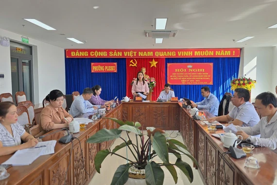 Phường Pleiku hiệp thương lần thứ nhất giới thiệu người ứng cử đại biểu HĐND phường nhiệm kỳ 2026-2031