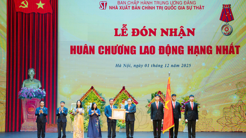 Chủ tịch Quốc hội Trần Thanh Mẫn dự Lễ kỷ niệm 80 năm Ngày truyền thống Nhà xuất bản Chính trị quốc gia Sự thật