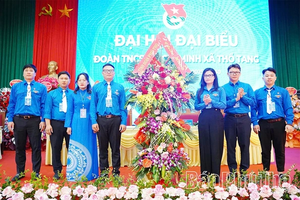 Đại hội đại biểu Đoàn TNCS Hồ Chí Minh xã Thổ Tang lần thứ I, nhiệm kỳ 2025-2030