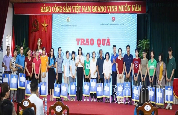 Công đoàn phường Việt Trì hưởng ứng Tháng Công nhân năm 2026