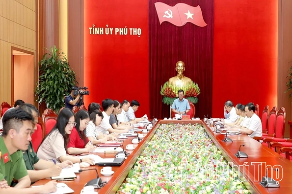 Giám sát 4 chuyên đề đối với BTV Đảng ủy các phường Phú Thọ, Tân Hòa và xã Lâm Thao