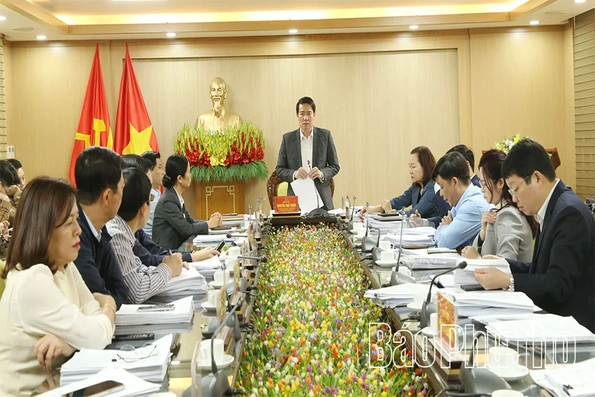 Ban Kinh tế - Ngân sách, HĐND tỉnh thẩm tra các báo cáo, dự thảo Nghị quyết