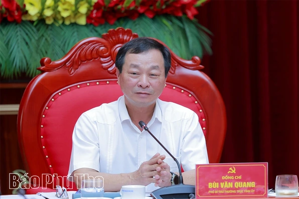 Ban Thường vụ Tỉnh ủy Phú Thọ cho ý kiến đối với một số dự án, nhiệm vụ quan trọng 