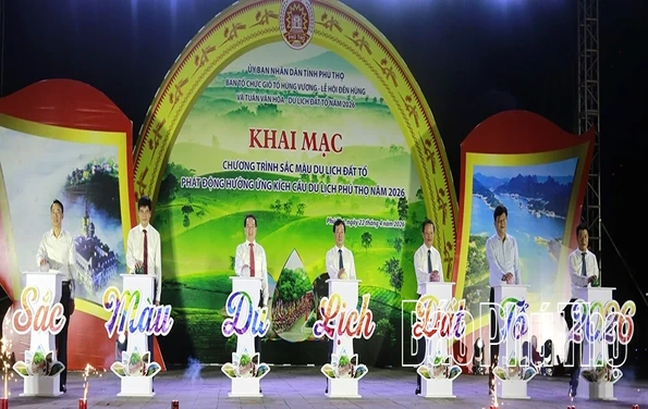 Khai mạc Chương trình “Sắc màu Du lịch Đất Tổ” và phát động kích cầu Du lịch Phú Thọ năm 2026
