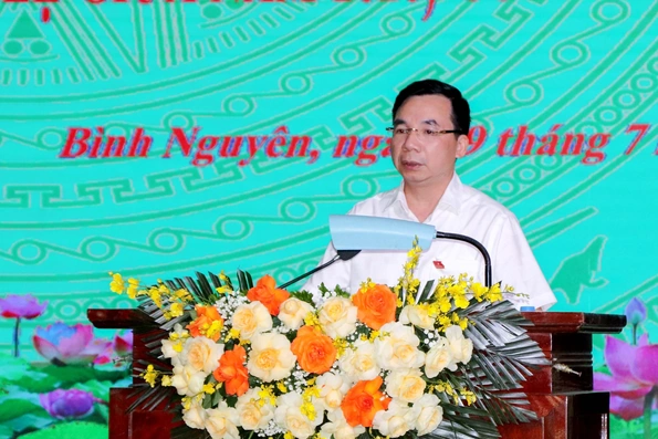 Tổ đại biểu số 12 HĐND tỉnh tiếp xúc cử tri sau Kỳ họp thứ Ba