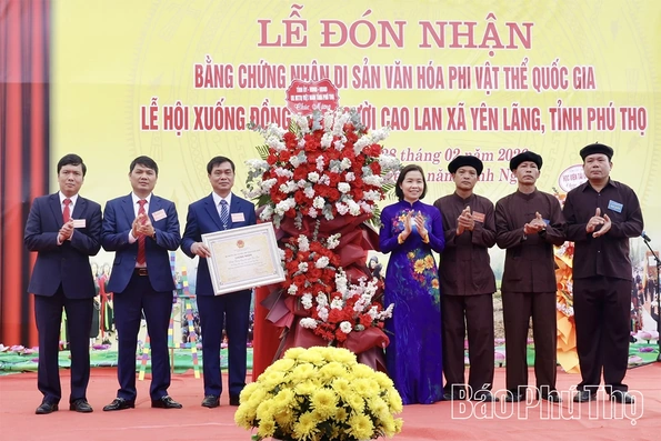 Lễ hội Xuống Đồng của người Cao Lan xã Yên Lãng được công nhận Di sản văn hóa phi vật thể quốc gia