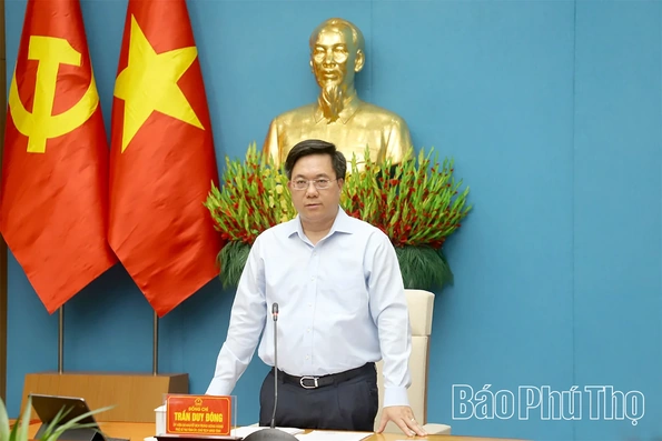 Chủ tịch UBND tỉnh Trần Duy Đông chủ trì hội nghị nghe báo cáo kế hoạch tổ chức Lễ kỷ niệm 72 năm Ngày Bác Hồ về thăm Đền Hùng 