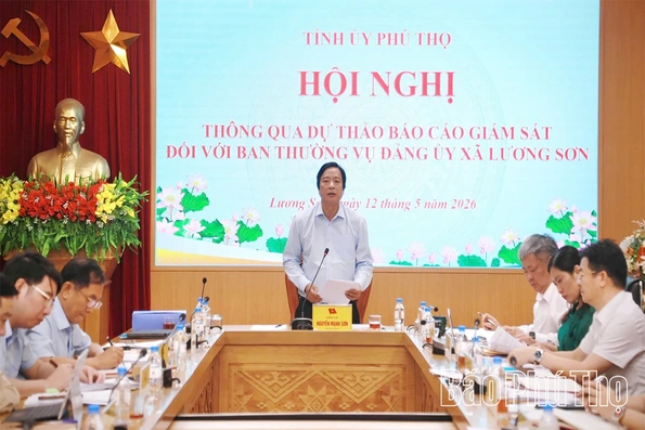 Giám sát chuyên đề đối với Ban Thường vụ Đảng ủy xã Lương Sơn