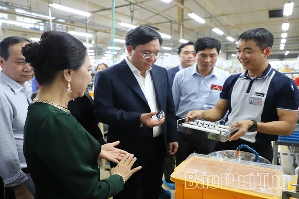 Chủ tịch UBND tỉnh Trần Duy Đông thăm, chúc Tết các doanh nghiệp