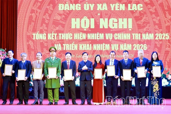 Đảng ủy xã Yên Lạc triển khai nhiệm vụ năm 2026