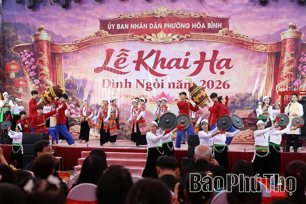 Đặc sắc Lễ Khai hạ Đình Ngòi, phường Hoà Bình