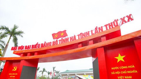 Gấp rút hoàn tất công tác hậu cần phục vụ Đại hội Đảng bộ tỉnh Hà Tĩnh lần thứ XX