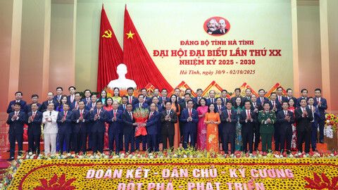 Những hình ảnh nổi bật tại Đại hội Đảng bộ Hà Tĩnh lần thứ XX