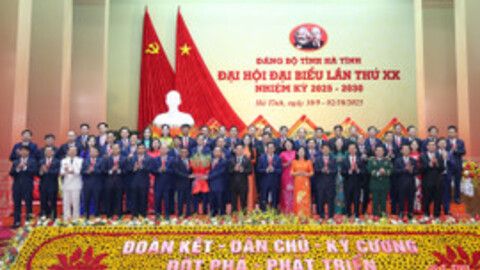 Danh sách 55 Ủy viên BCH Đảng bộ Hà Tĩnh nhiệm kỳ 2025 - 2030