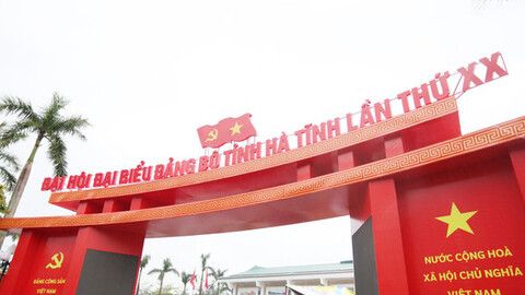 Hôm nay, Đại hội đại biểu Đảng bộ tỉnh Hà Tĩnh bắt đầu làm việc