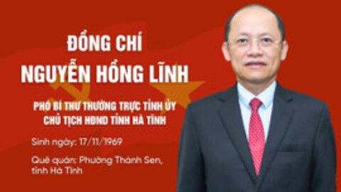 Quá trình công tác của tân Chủ tịch HĐND tỉnh Hà Tĩnh