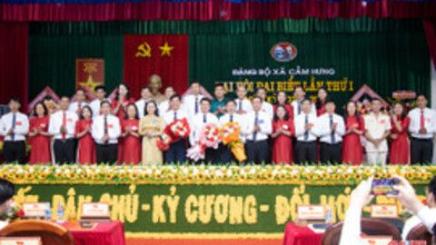 Đảng bộ các xã Cẩm Hưng, Việt Xuyên, Kỳ Khang đại hội nhiệm kỳ 2025-2030