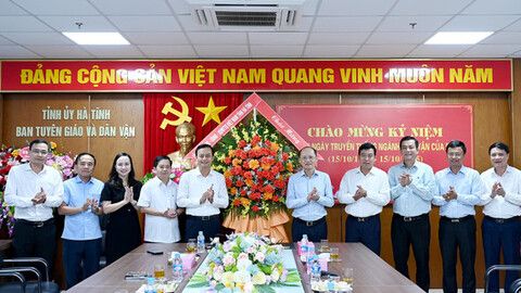 Lãnh đạo tỉnh chúc mừng ngày truyền thống ngành Dân vận và Kiểm tra Đảng