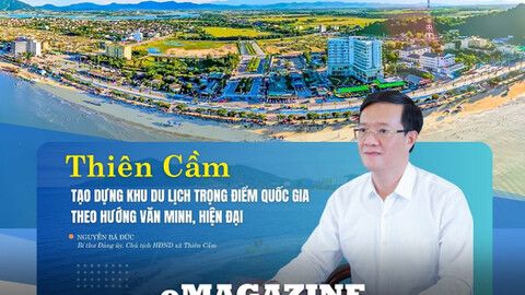 Thiên Cầm tạo dựng khu du lịch trọng điểm quốc gia theo hướng văn minh, hiện đại