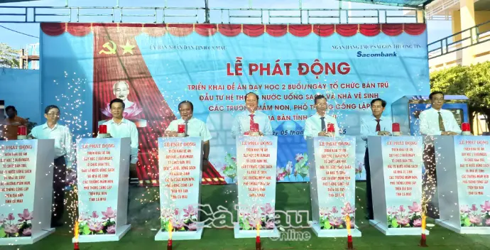 Cà Mau cùng cả nước bước vào năm học mới: Kỷ cương – Sáng tạo – Phát triển