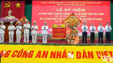 Công an Thái Nguyên - 80 năm vì nước quên thân, vì dân phục vụ