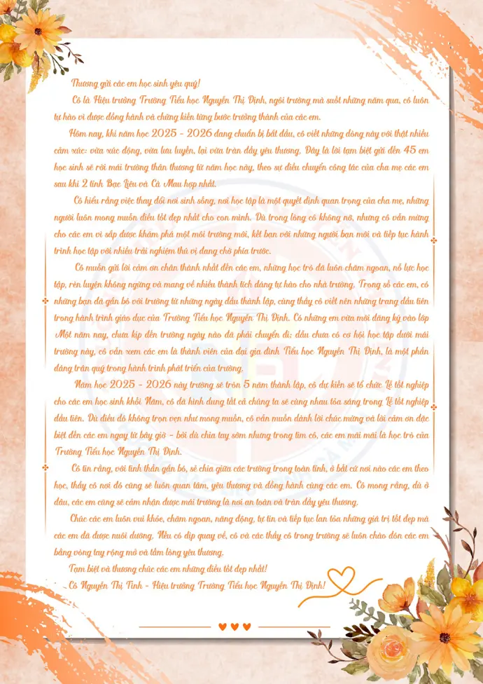 Nơi đâu có thầy cô, nơi đó là mái nhà