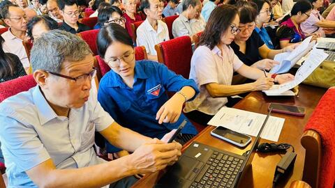 Đảng ủy phường Văn Miếu - Quốc Tử Giám tiên phong ứng dụng công nghệ trong công tác Đảng